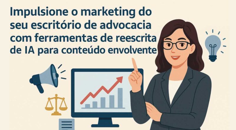 Impulsione o marketing do seu escritório de advocacia com ferramentas de reescrita de IA para conteúdo envolvente